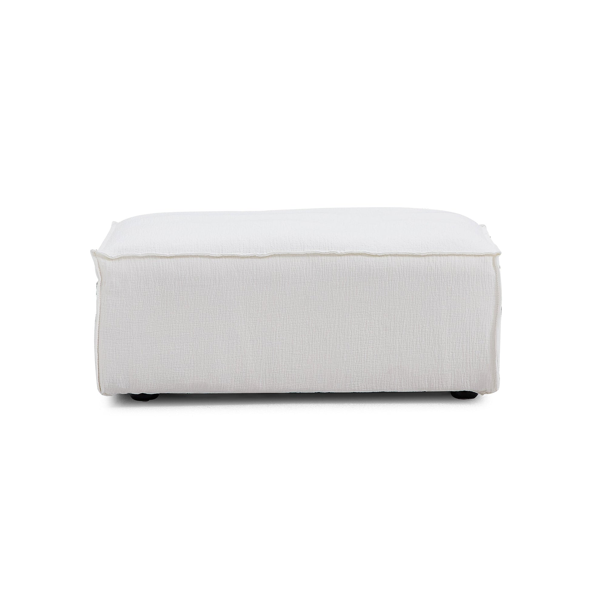 Freedom Modular Sofa Ottoman-White