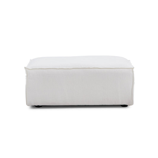 Freedom Modular Sofa Ottoman-White