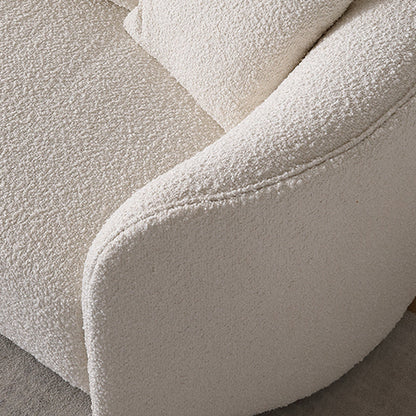 Wabi Sabi White Crescent Bay Sofa-White
