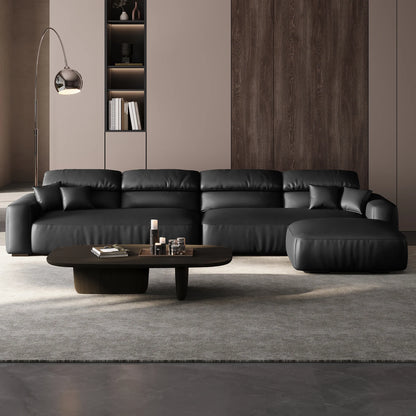 Chestnut Sofa and Ottoman