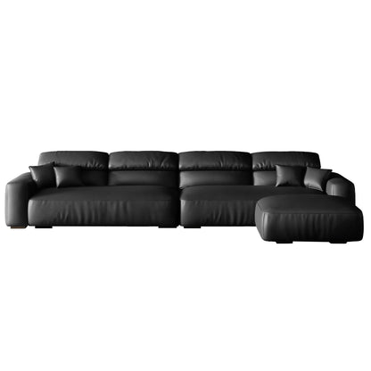 Chestnut Sofa and Ottoman