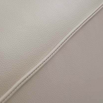Domus Modular Beige Leather Armchair-Beige