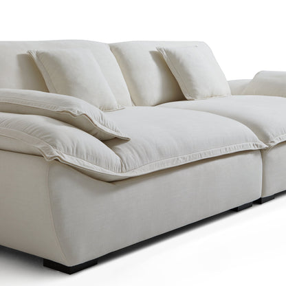 Casper Sailboat Fabric Sofa-Beige