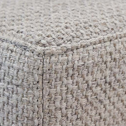 Arles Curved Gray Fabric Sectional-Gray