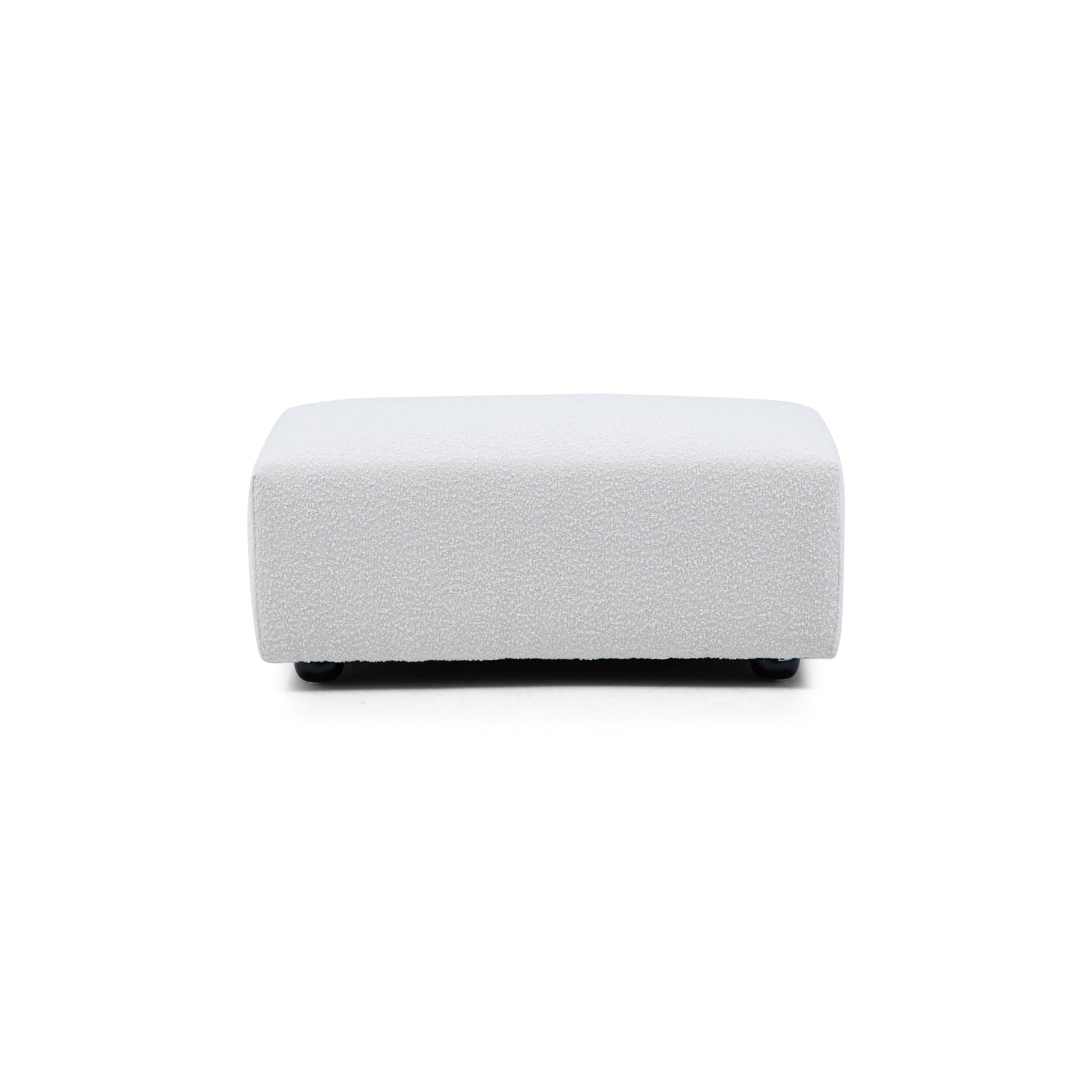Nordic Ottoman-White