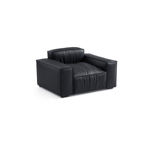 Fauteuil en cuir minimaliste de luxe