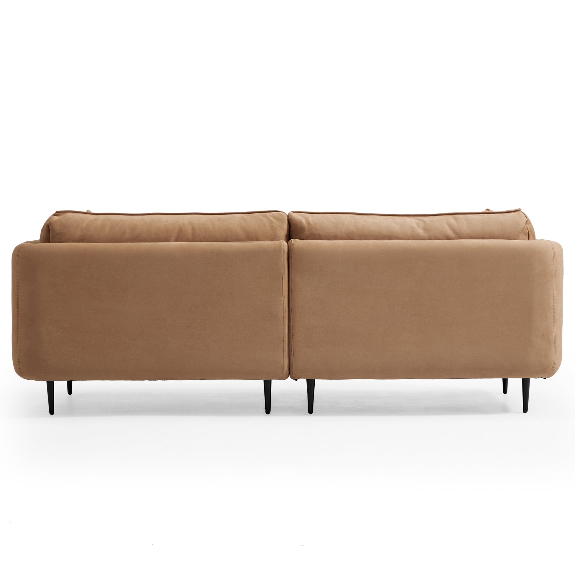 Vanilla Camel Fabric Sofa-Camel