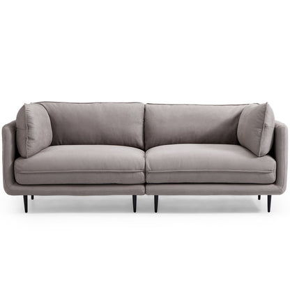 Vanilla Camel Fabric Sofa-Gray