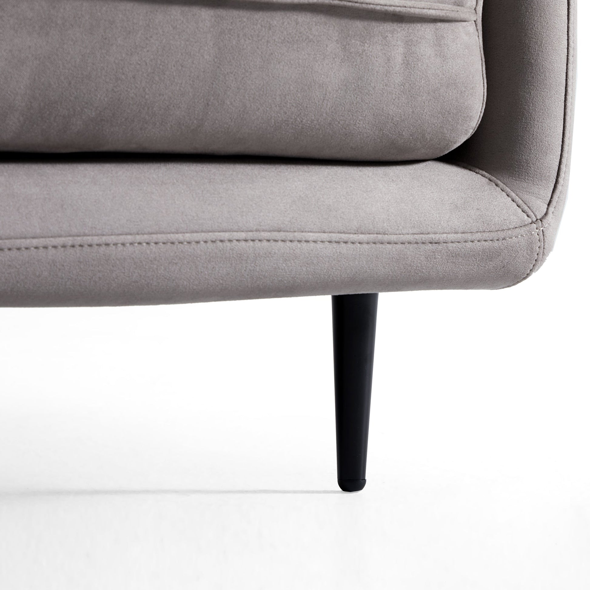 Vanilla Camel Fabric Sofa-Gray