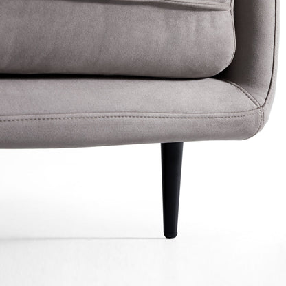 Vanilla Camel Fabric Sofa-Gray