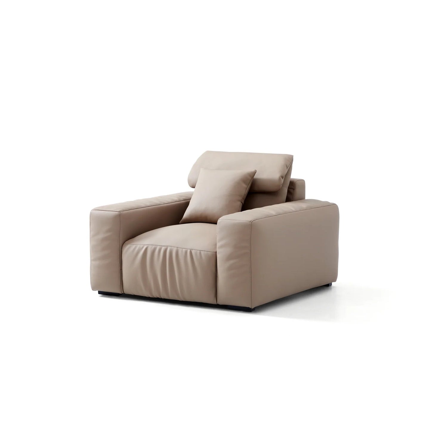 Chestnut Brown Leather Armchair