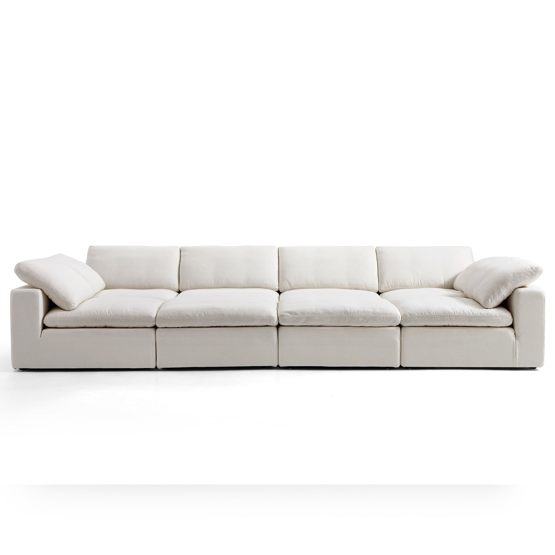 Tender Wabi Sabi Beige Sofa Bed-Beige-165.4"