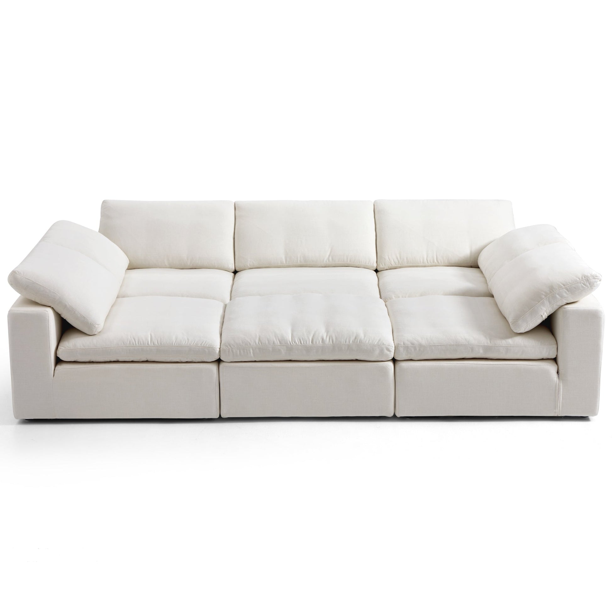 Tender Wabi Sabi Sand Sofa Bed-Beige-128.0"