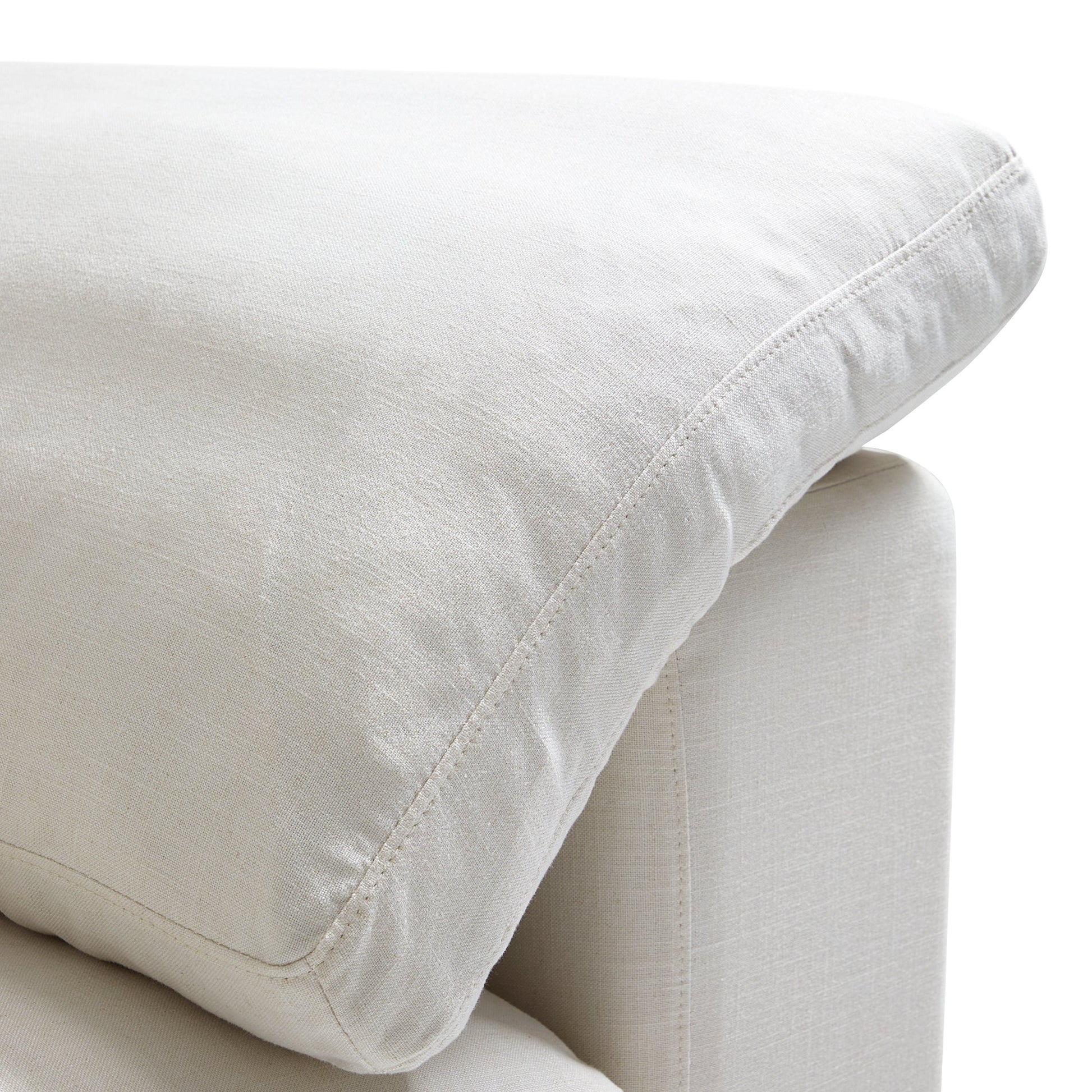 Tender Wabi Sabi U Shaped Beige Sectional with Open End-Beige