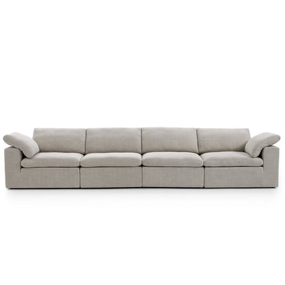 Tender Wabi Sabi Beige Sofa-Sand-165.4"