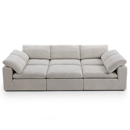 Tender Wabi Sabi Sofa Bed-Sand-128.0"