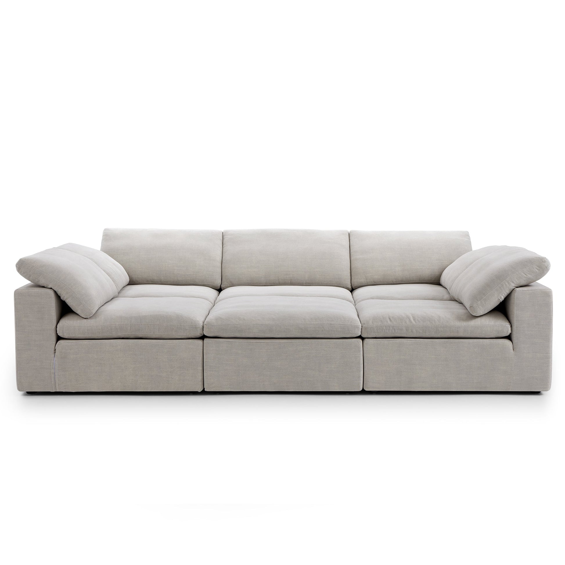 Tender Wabi Sabi Beige Sofa Bed-Sand-128.0"