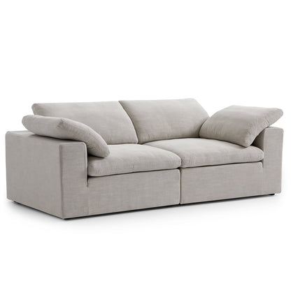 Tender Wabi Sabi Sofa-Sand-90.6"