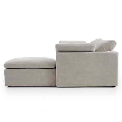 Tender Wabi Sabi Beige Sofa and Regular Ottoman-Sand