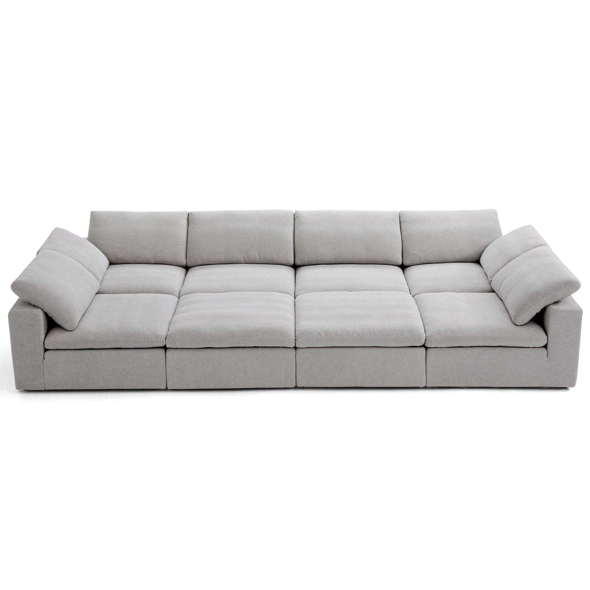 Tender Wabi Sabi Sand Sofa Bed-Gray-165.4"