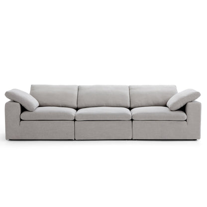 Tender Wabi Sabi Sand Sofa-Gray-128.0"
