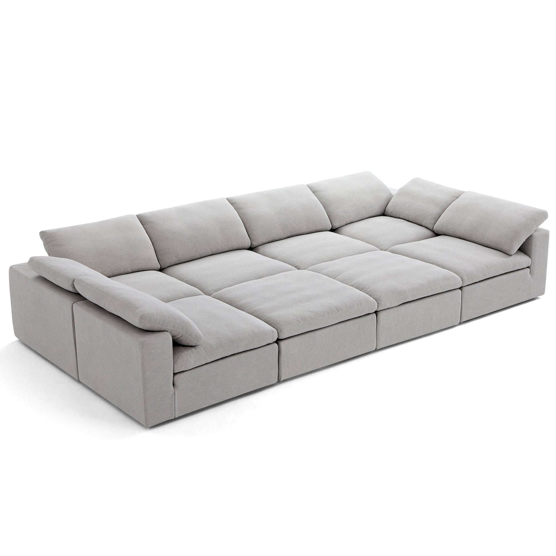 Tender Wabi Sabi Sand Sofa Bed-Gray-165.4"