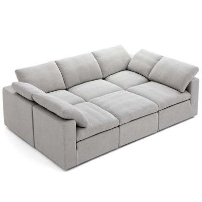 Tender Wabi Sabi Sand Sofa Bed-Gray-128.0"