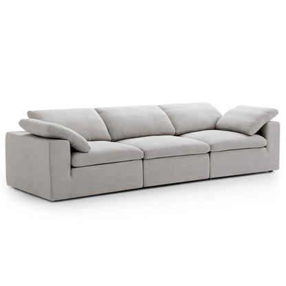 Tender Wabi Sabi Sand Sofa-Gray-128.0"
