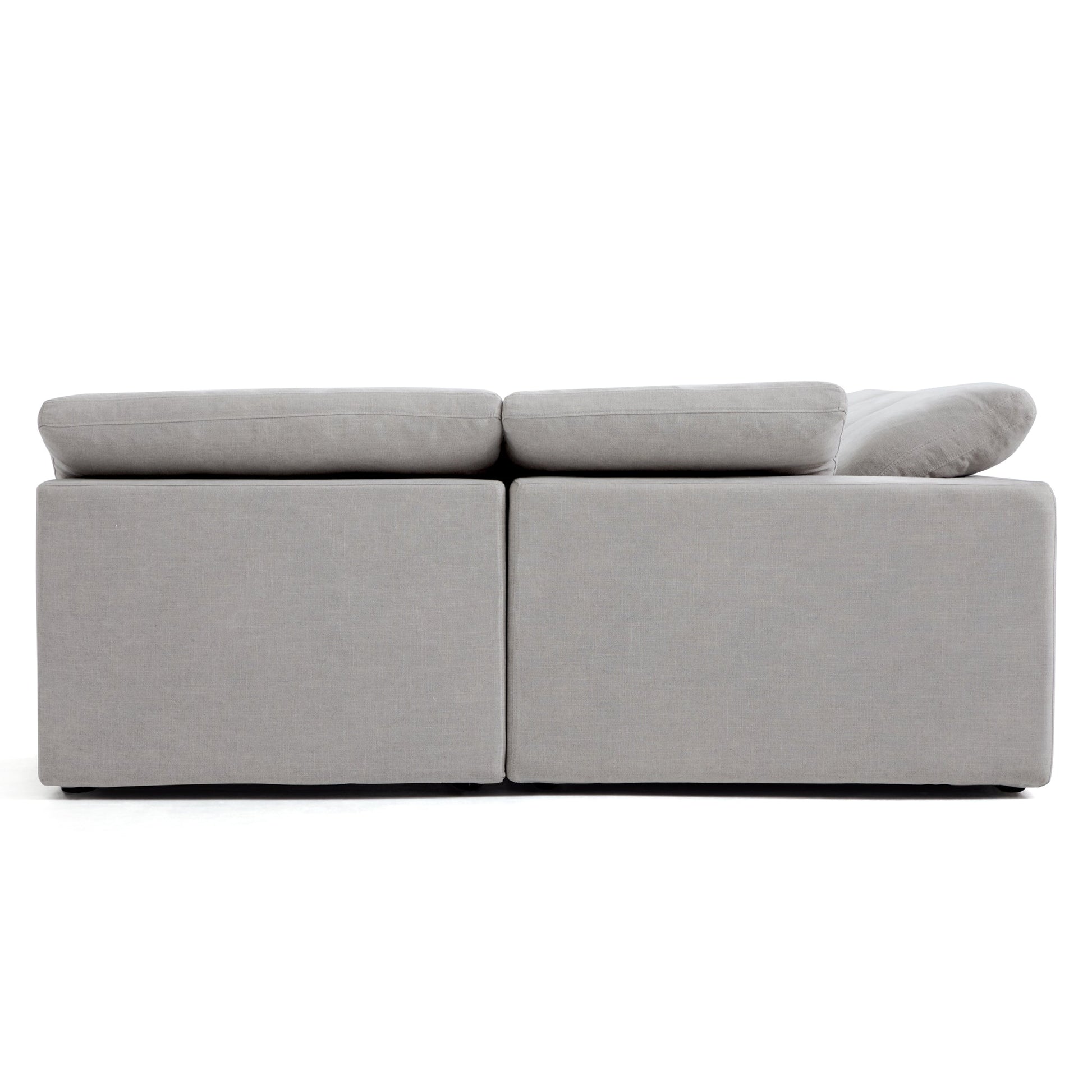 Tender Wabi Sabi Beige L Shaped Sectional-Gray