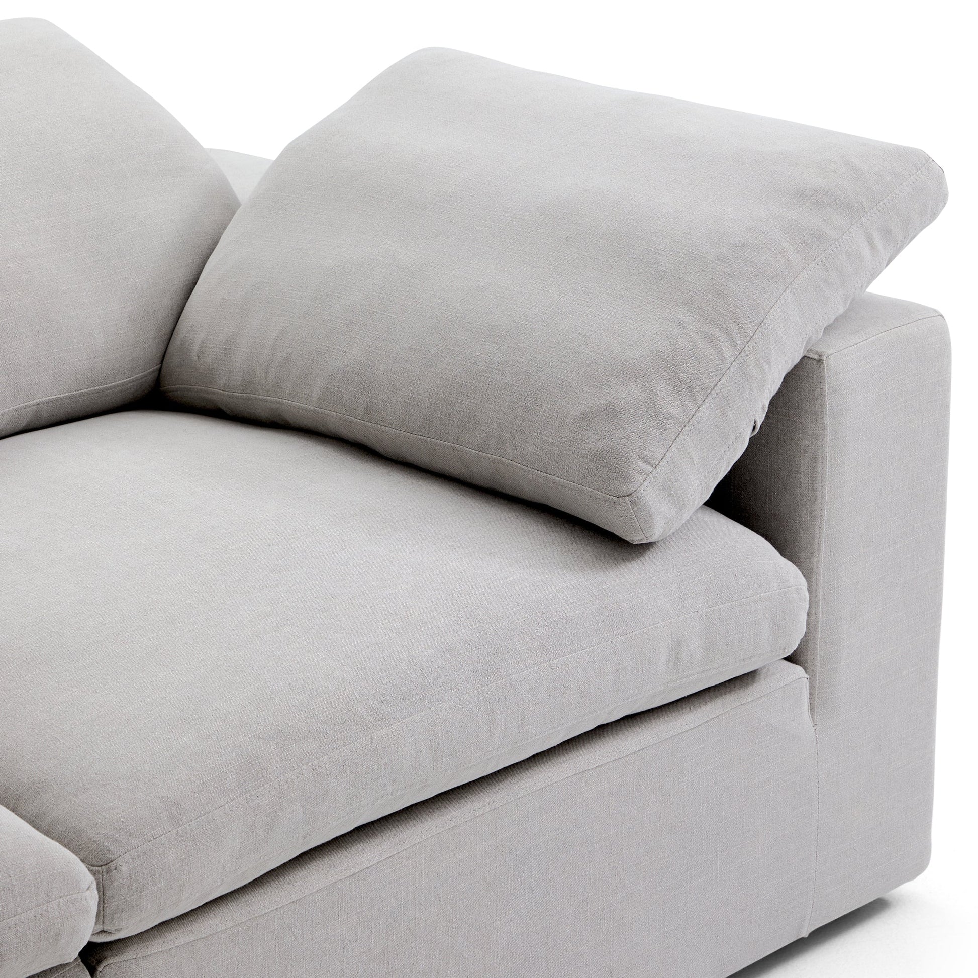 Tender Wabi Sabi Light Gray Sofa-Gray