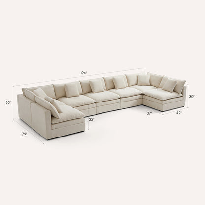 Burger Modular U-Sectional