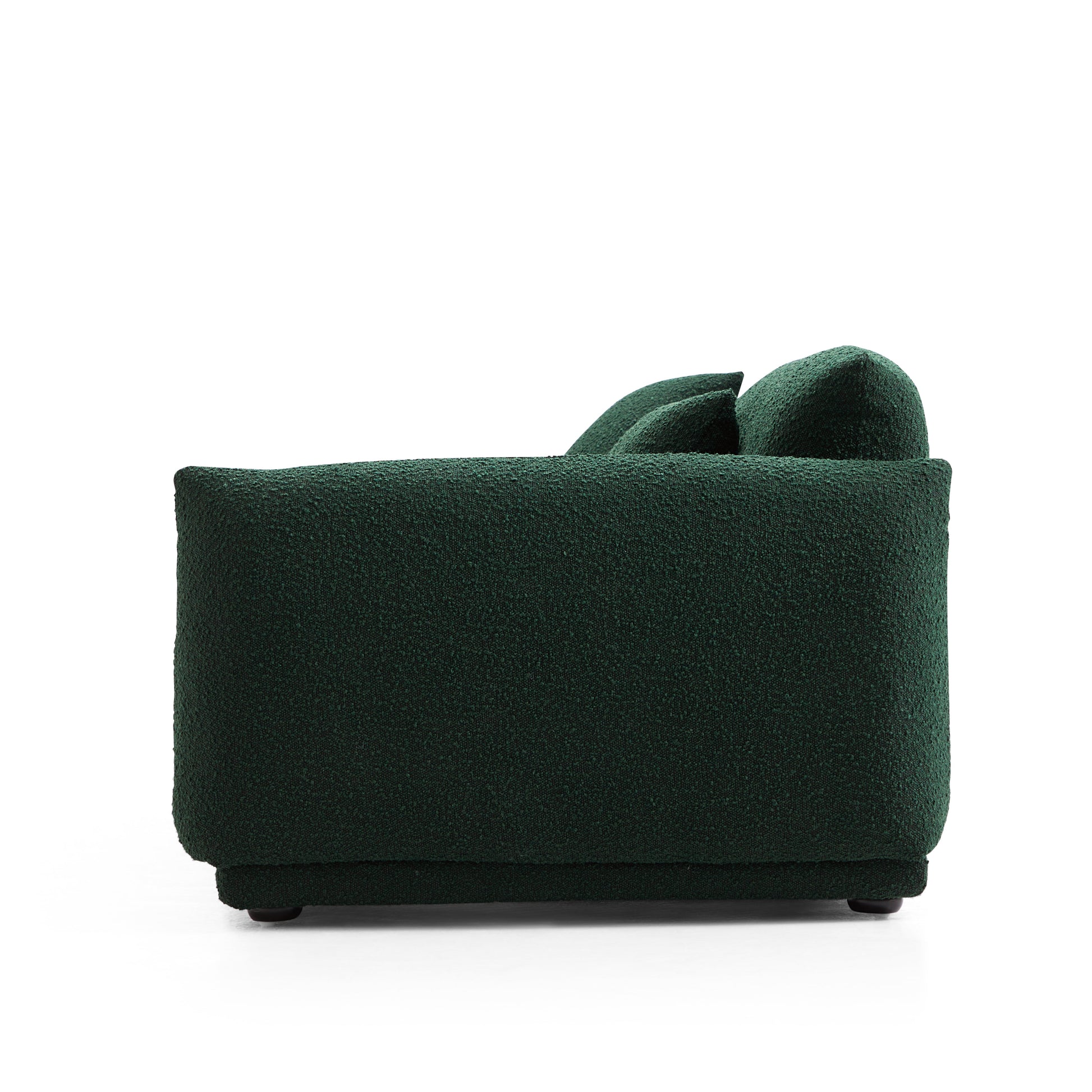 Verdant Lounge Green Boucle Sofa-Green