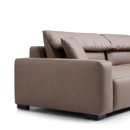 Chestnut Sectional-Brown