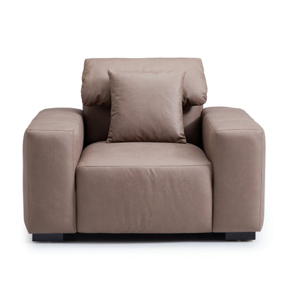 Chestnut Armchair-Brown