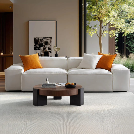 Freedom Modular White Sofa