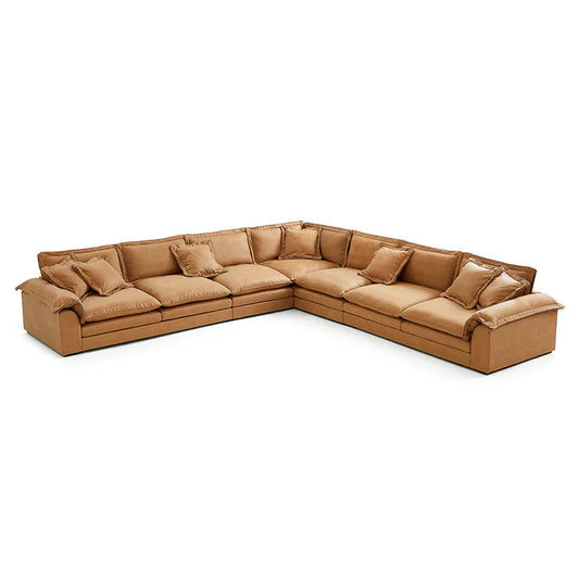 Sandwich Corner Sectional Set / Air Leather