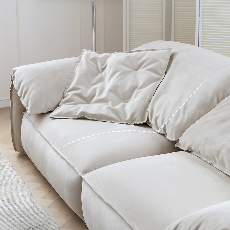 Dumbo Wabi Sabi Beige Frosted Sofa-Beige