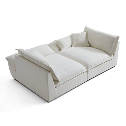 Casper Sailboat Fabric Sofa-Beige