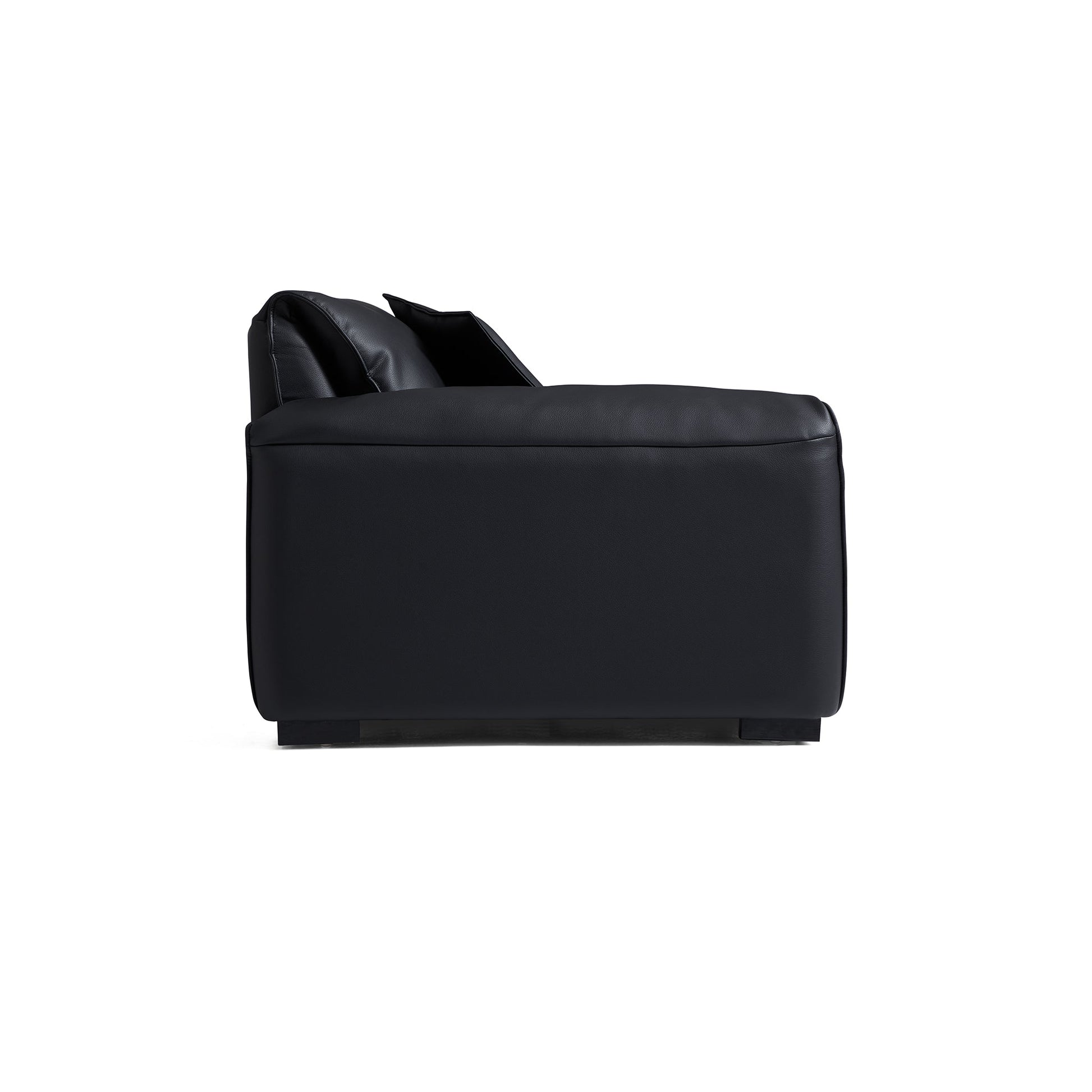 Anorea Contemporary Minimalist Sofa-Black