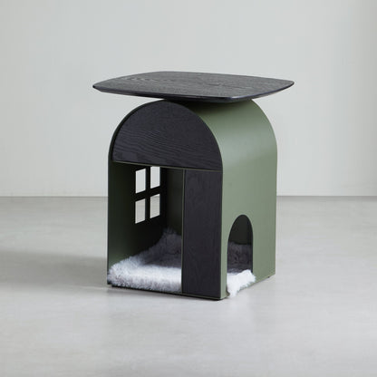 Dormeus End Table Pet Bed-Green