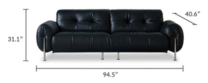 Banning Vintage Leather Sofa