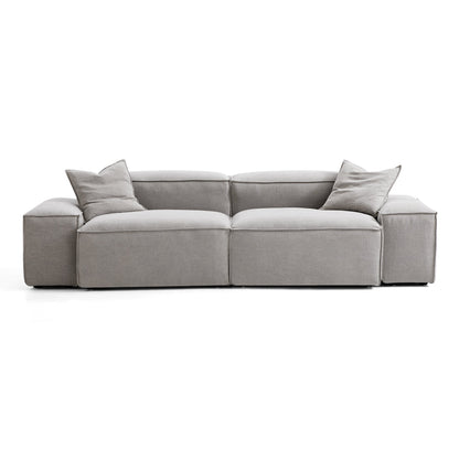 Freedom Modular Sectional Sofa-New Gray-106.3"-Low