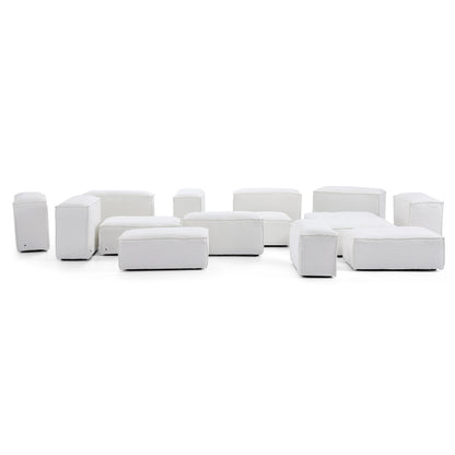 Freedom Modular White Sofa-White