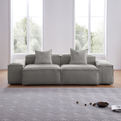 Freedom Modular Gray Sofa-Gray