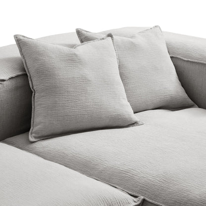 Freedom Modular Gray Sofa-Gray