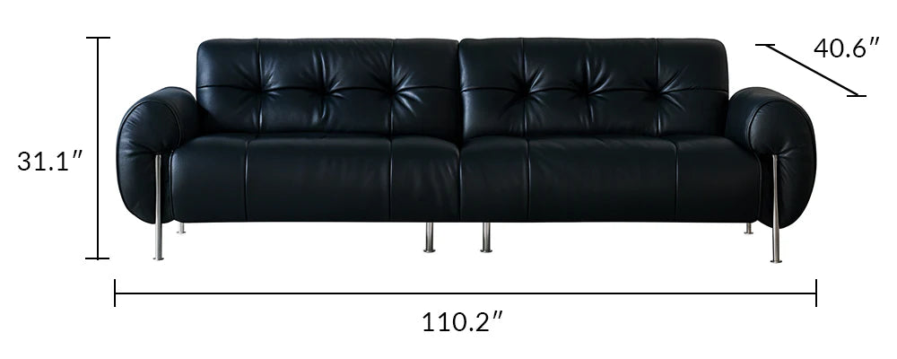 Banning Vintage Leather Sofa