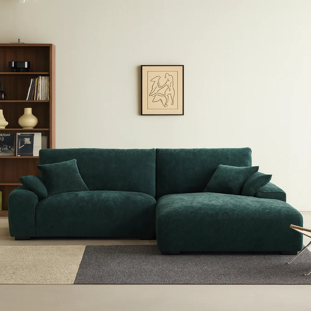 The Empress Green Sectional