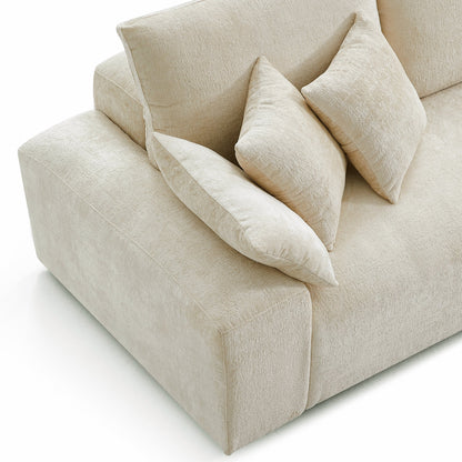 The Empress Gray Sofa Set-Beige