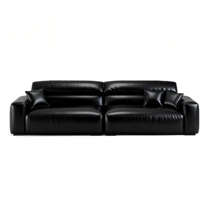 Chestnut Brown Leather Sofa