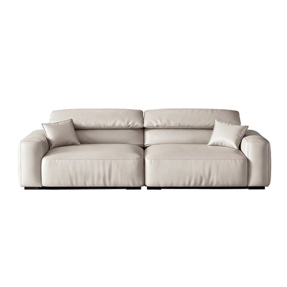 Chestnut Brown Leather Sofa
